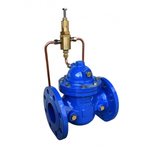 Мембранно-плунжерный регулятор давления «до себя» с пилотным управлением АСТА серии Р02/03