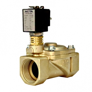 Клапаны соленоидные на пар с охлаждающим оребрением АСТА серии ЭСК 295-296 пилотное управление