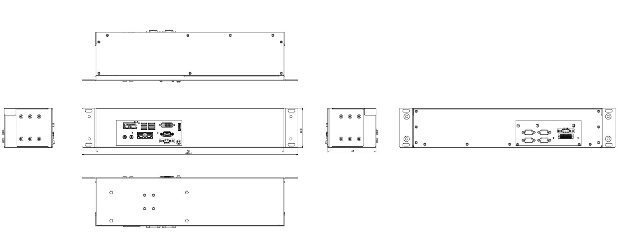 2U Rack Mount Kit for SPC-3020