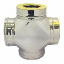 ЗИ Крестовина сэндвич 90* КПД (304/1,0мм+430/0,5мм) ф160х240 Д