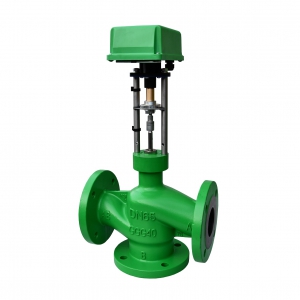 3-х ходовые регулирующие клапаны с электро- и пневмоприводами чугунные АСТА Р323 ТЕРМОКОМПАКТ